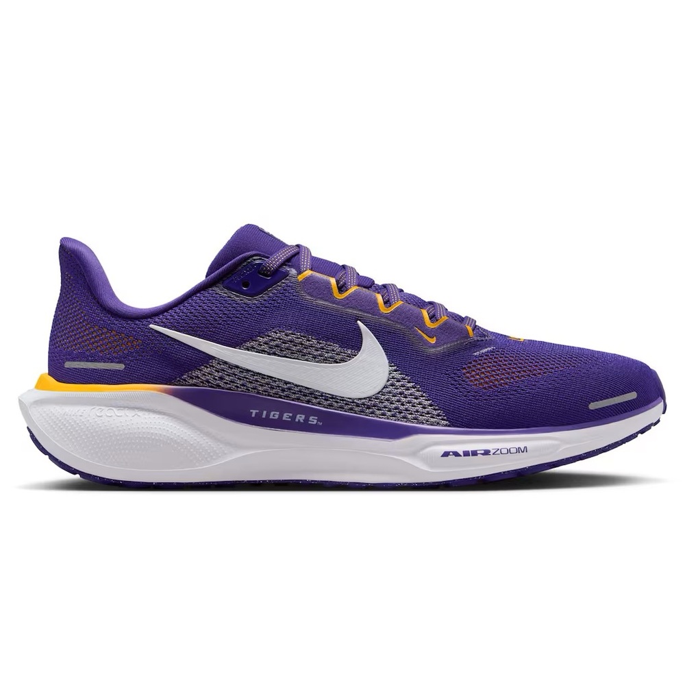 Mint Nike Air Zoom Pegasus 41 LSU Tigers Running Shoes Mens Sz 6.5 Worn 1x - Picture 3 of 14